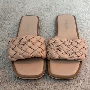 Dream Pairs Braided Tan Sandals